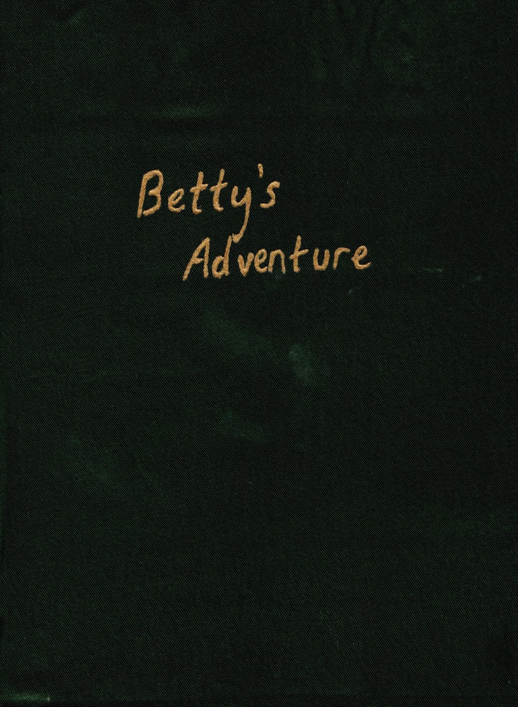 Draft manuscript of “Betty’s Adventure”&nbsp;discovered