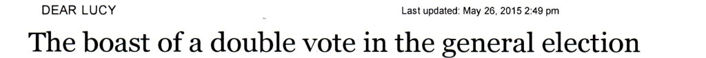 Vote early, vote&nbsp;twice